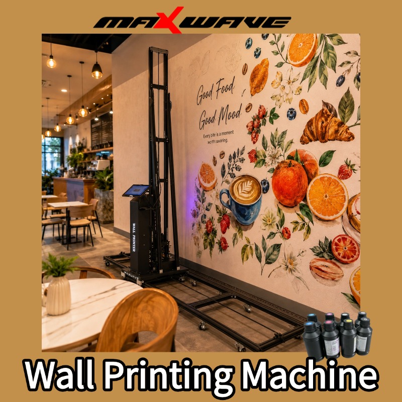 Commercial Wall Printing - 使いやすい壁面プリンター、壁画、看板、商業広告用の垂直UVインクジェット壁面直接印刷機