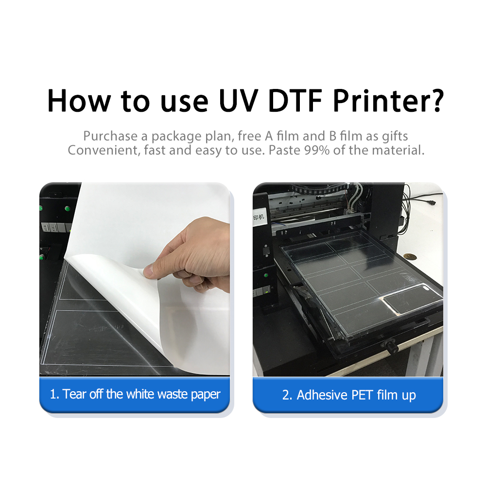 UV DTF ABフィルム 6090 4060 A1 A2  - Dtf Film Roll A3 のレビューと価格