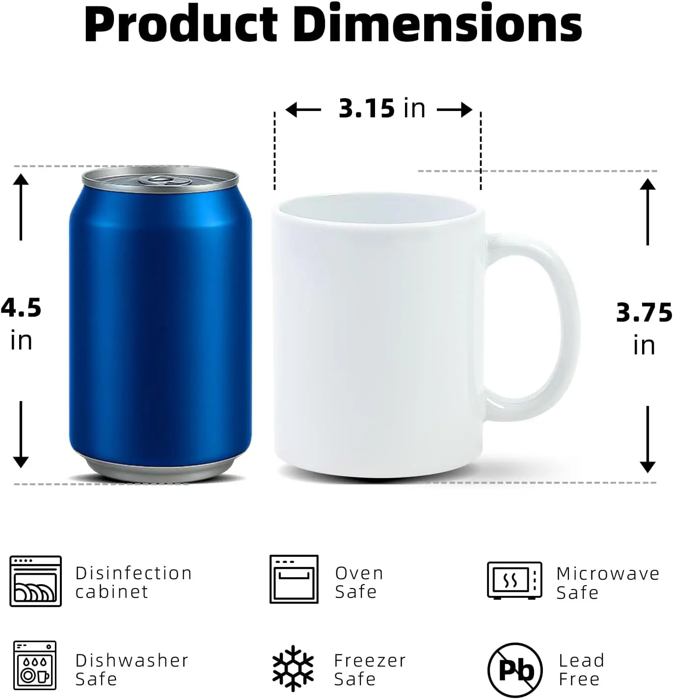 昇華マグカップ 11オンス、昇華用ブランク品、セラミック製コ - Sublimation Mug Blank のレビューと価格