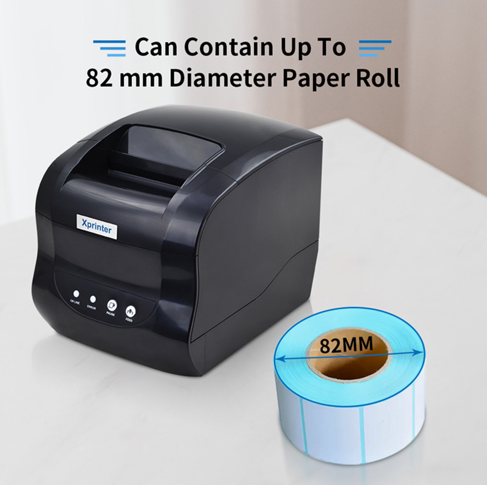 Xprinter 365b感熱ラベルプリンター,バーコードス - Commercial Book Printing Machines のレビューと価格