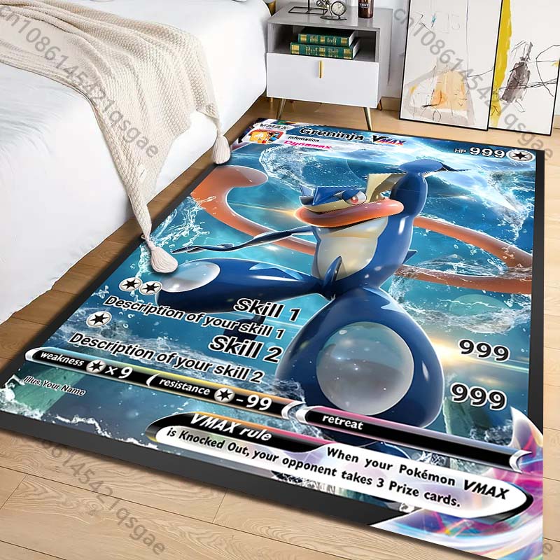 1PC ポケモングレンニンジャカードプリントカーペットリビン - Commercial Printing & Packaging Pvt Ltd Photos のレビューと価格