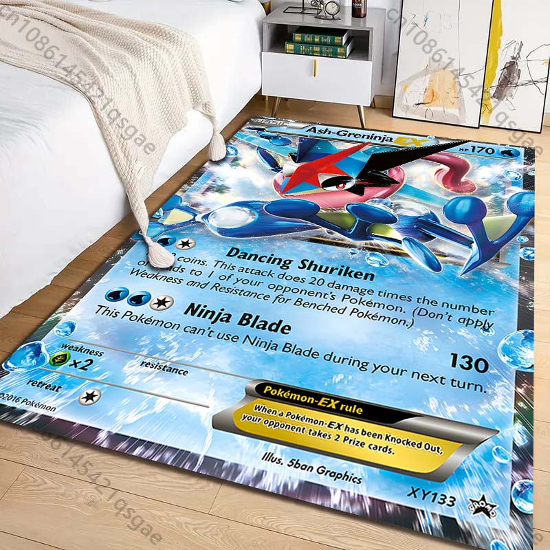 1PC ポケモングレンニンジャカードプリントカーペットリビン - Commercial Printing & Packaging Pvt Ltd Photos のレビューと価格