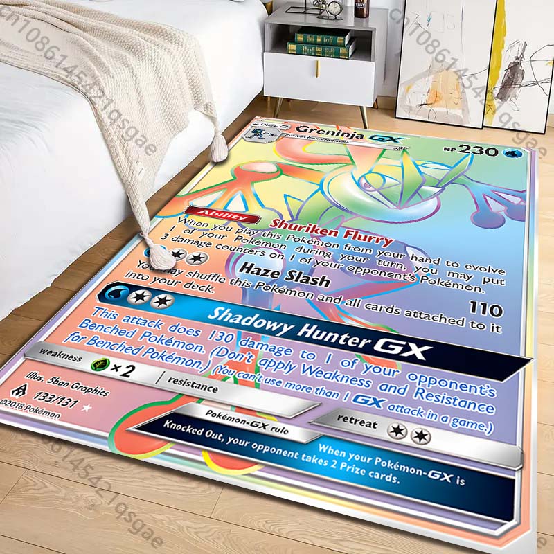 1PC ポケモングレンニンジャカードプリントカーペットリビン - Commercial Printing & Packaging Pvt Ltd Photos のレビューと価格