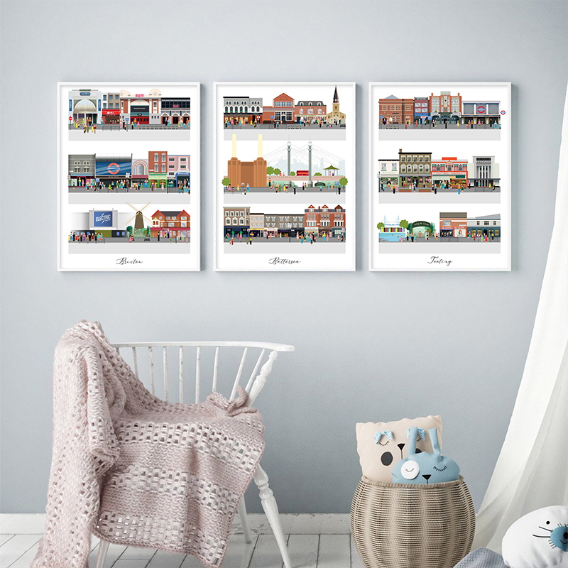 ロンドン商業キャンバス絵画バターシー・ブリクストン・トゥーテ - Commercial Printing London のレビューと価格