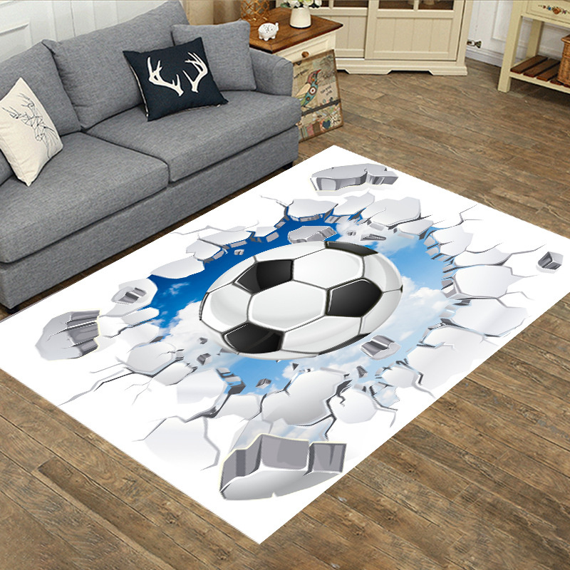 3Dビジュアルウォールブレイキングプリントカーペットスポーツ - Commercial Wall Printing のレビューと価格