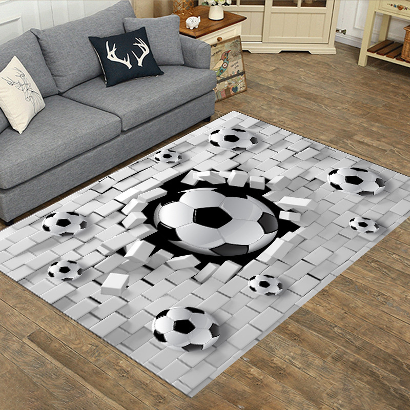 3Dビジュアルウォールブレイキングプリントカーペットスポーツ - Commercial Wall Printing のレビューと価格