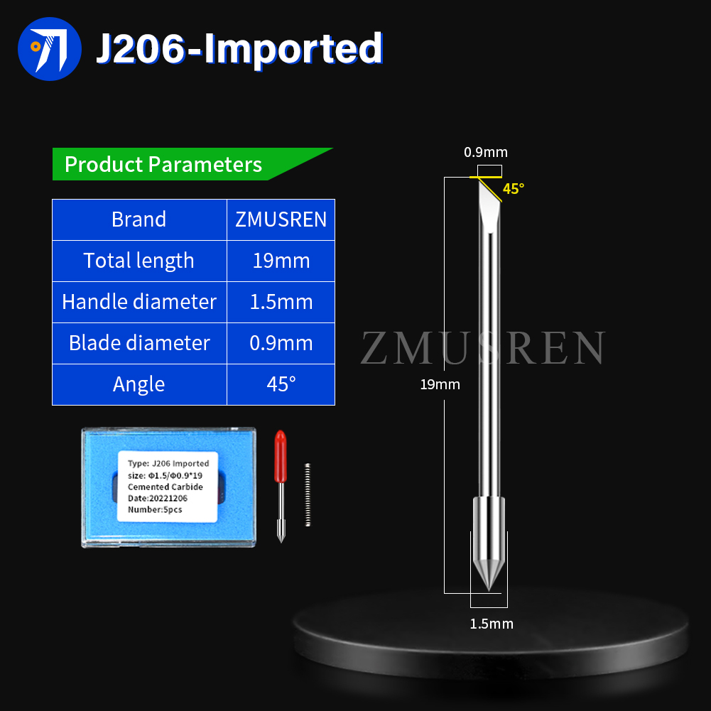 10箱/50個入り Jingwei Jwei ブレード J2 - Cutting Plotter Blade のレビューと価格