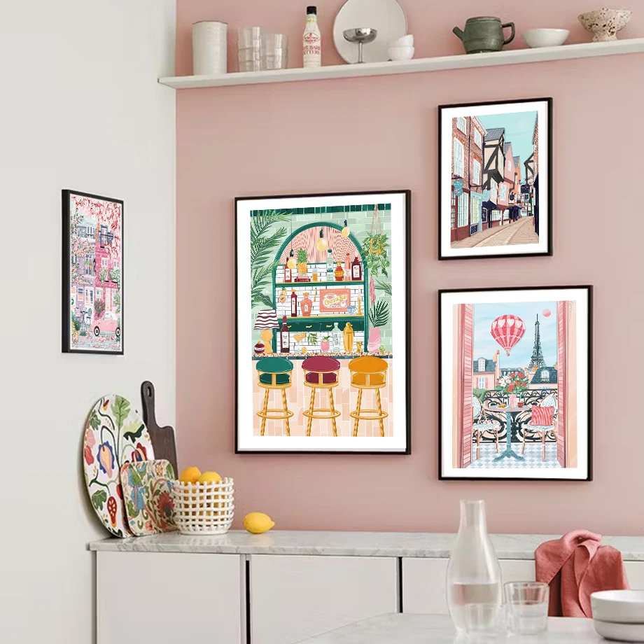 1pc フレームレスキャンバス絵画ミニマリストキャンバスポス - Commercial Wall Printing のレビューと価格