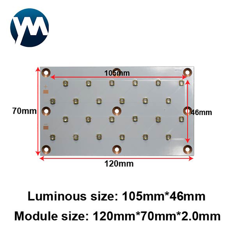 70W 72W UV LEDモジュール 3535 UV 36 - Uv Led Lamp Printer のレビューと価格