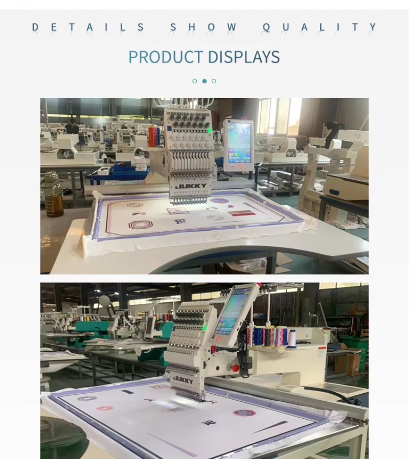 カスタマイズされた6ヘッド業務用刺繍機、Tシャツ印刷工場向け - Commercial Printing Factory のレビューと価格