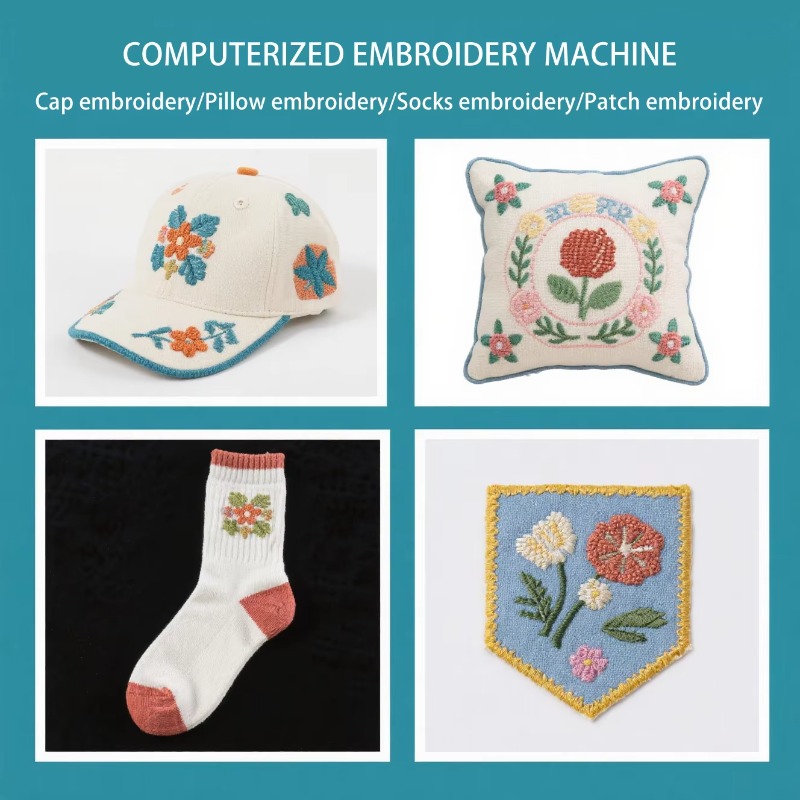 カスタマイズされた6ヘッド業務用刺繍機、Tシャツ印刷工場向け - Commercial Printing Factory のレビューと価格