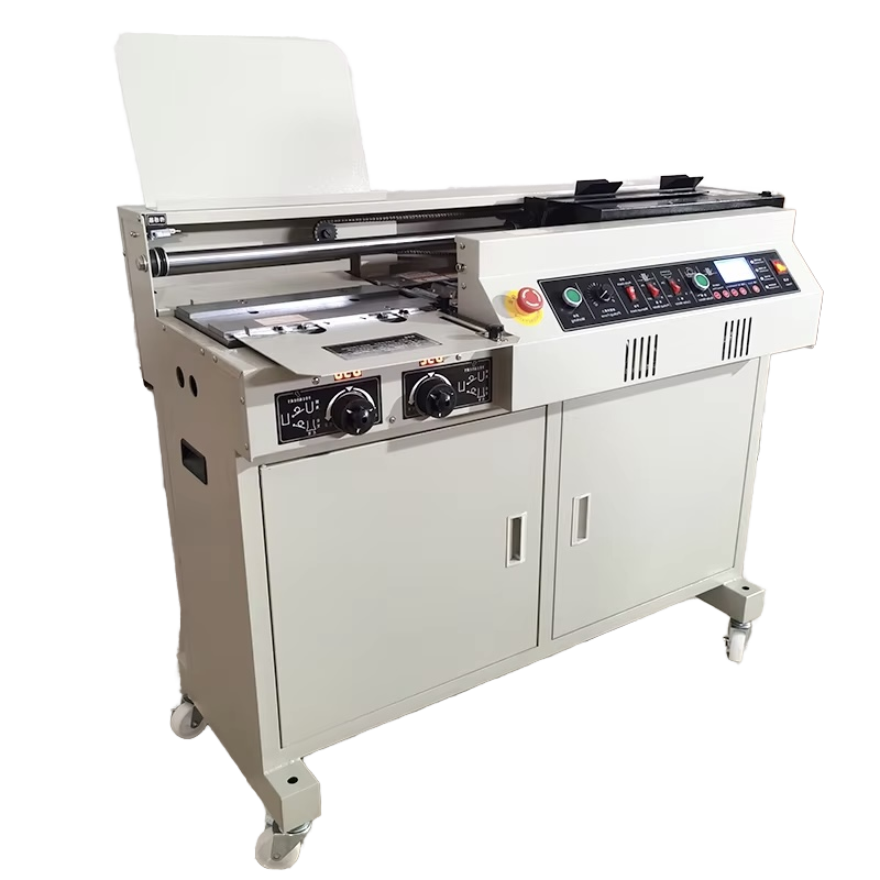 糊付け製本機 高速効率 商業用 全自動 電動精密 工業グレー - Commercial Printing & Packaging Pvt Ltd Photos のレビューと価格
