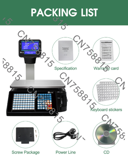 スーパーマーケット用電子計量機、バーコードスケール、請求書印 - Commercial Printing Options のレビューと価格
