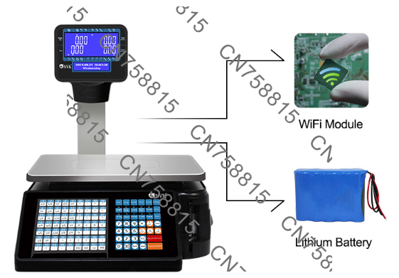 スーパーマーケット用電子計量機、バーコードスケール、請求書印 - Commercial Printing Options のレビューと価格