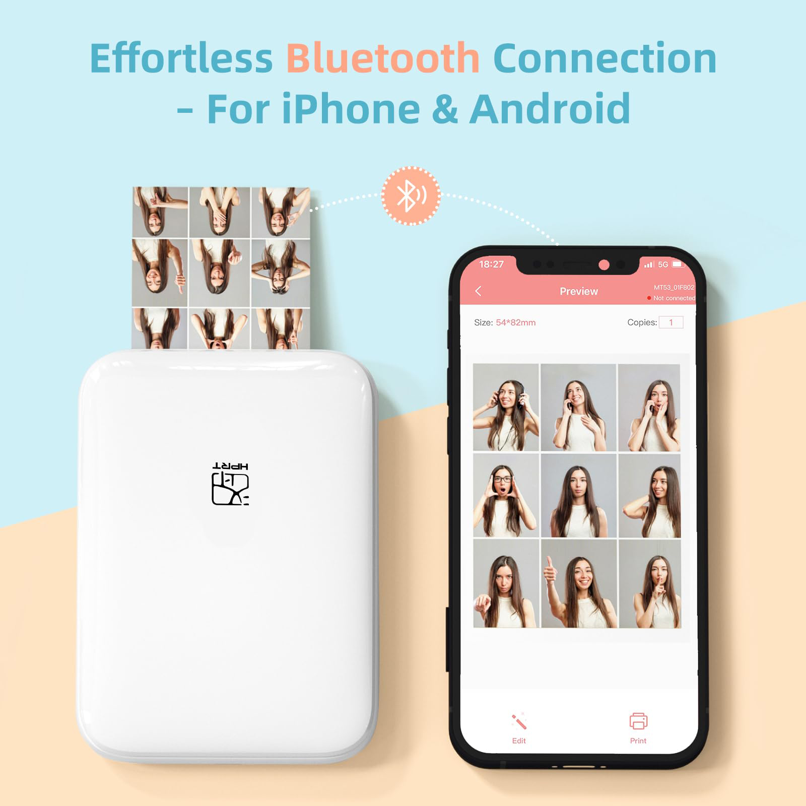 Hprt-ミニサーマルカラーフォトプリンター,Bluetoo - Commercial Book Printing Machines のレビューと価格