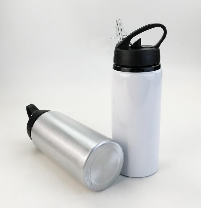 昇華印刷用ストロー付き600mlブランクボトル - Sublimation Mug Blank のレビューと価格