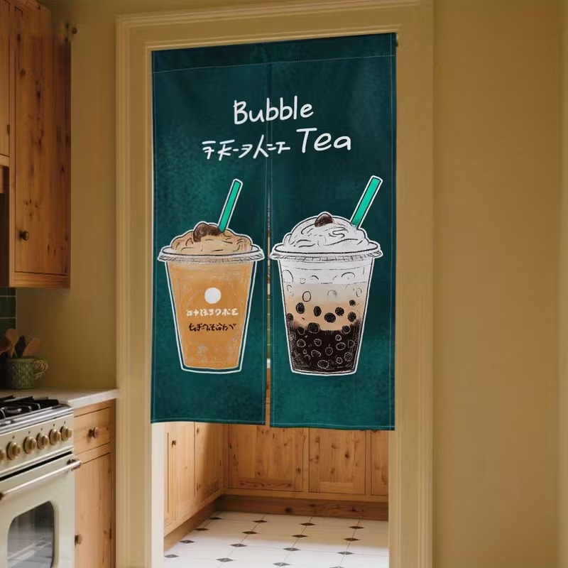 VIKAMA パールミルクティーハーフレングスカーテン、飲料 - Commercial Printing Rates のレビューと価格