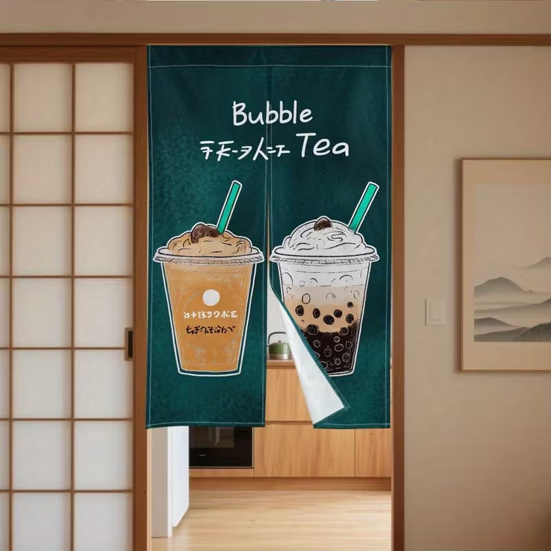 VIKAMA パールミルクティーハーフレングスカーテン、飲料 - Commercial Printing Rates のレビューと価格