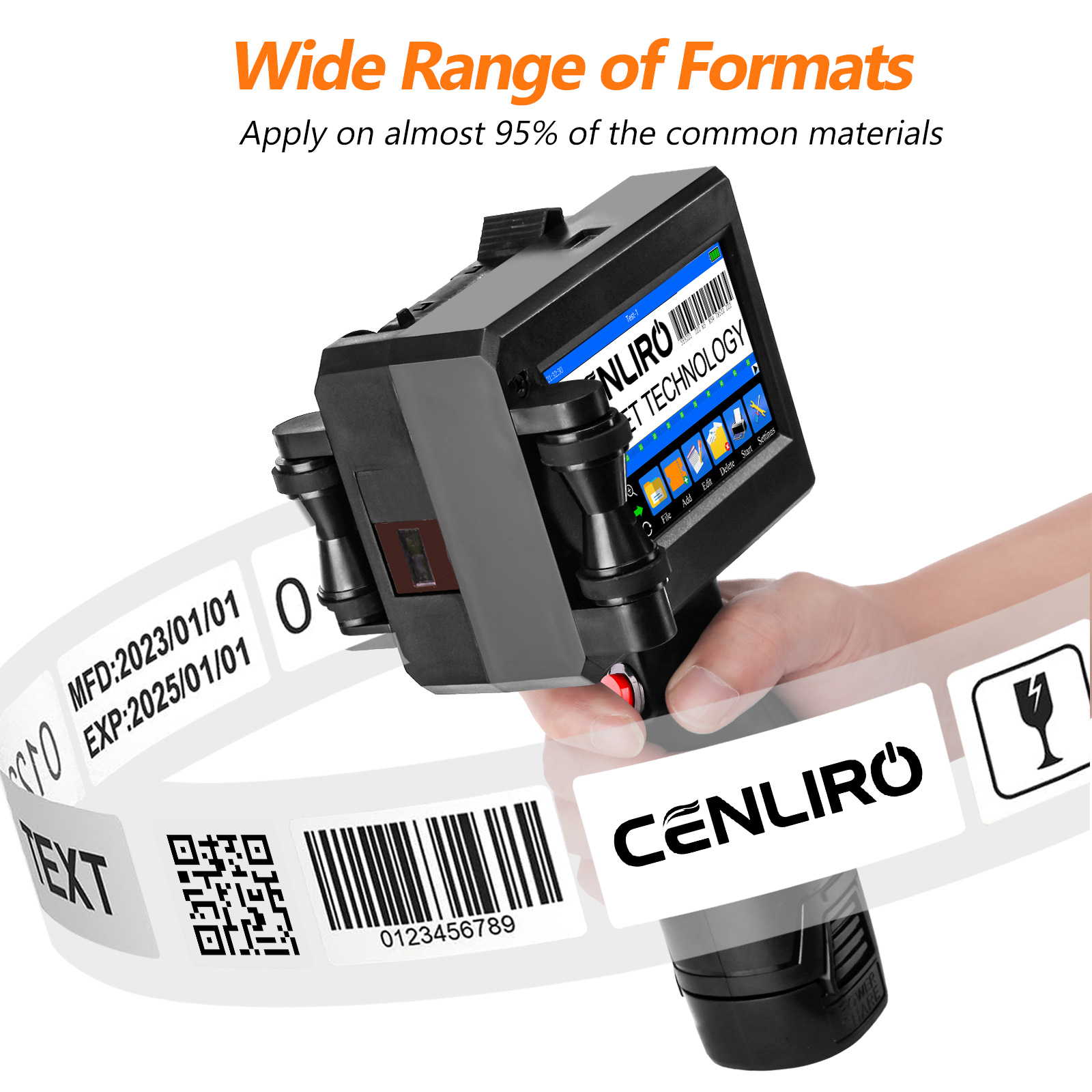 Cenliro CL20B 25.4mm TIJハンドヘルド - Commercial Book Printing Machines のレビューと価格